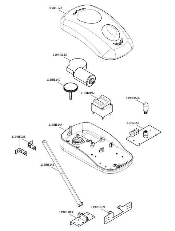 Запчасти для привода CAME V900E
