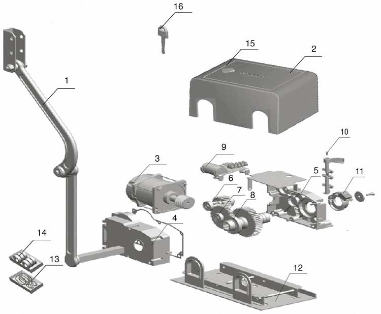 Запчасти для привода DoorHan ARM-320PRO Запчасти для привода DoorHan ARM-320PRO