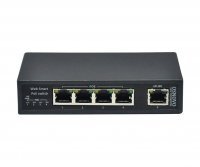 OSNOVO SW-20500/MB(60W) управляемый Web Smart PoE коммутатор Fast Ethernet на 5 портов