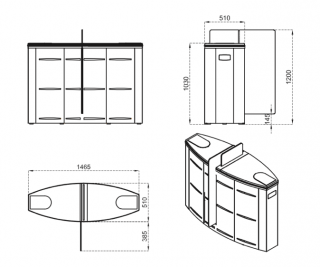 CAME SLIDING GATE SG90 001SG90MS фото