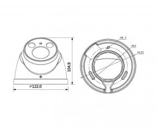 RVi-IPC34VDM4 купольная IP видеокамера фото RVi-IPC34VDM4 купольная IP видеокамера фото