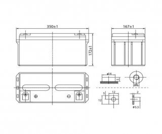 DELTA DT 1265 аккумулятор фото