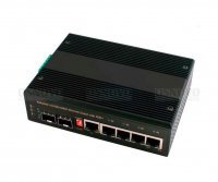 OSNOVO SW-8052/IC промышленный PoE коммутатор Gigabit Ethernet на 6 портов